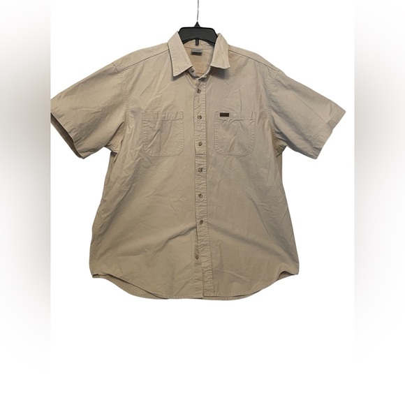 Carhartt Mens Work Shirt Size L 
*READ Description & photos with‎ measurements - Picture 1 of 13